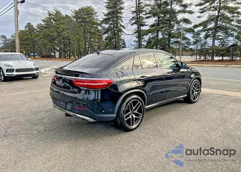 2019 Mercedes-Benz Gle Coupe 43 Amg z USA, uszkodzony, nr VIN 4JGED6EB7KA155998